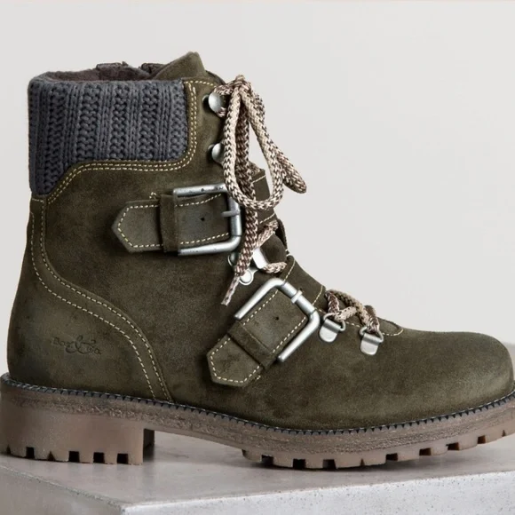 Bos&Co. Brown Suede Corral Hiking Boot, 38 (7.5)  CB2462 - Picture 2 of 9